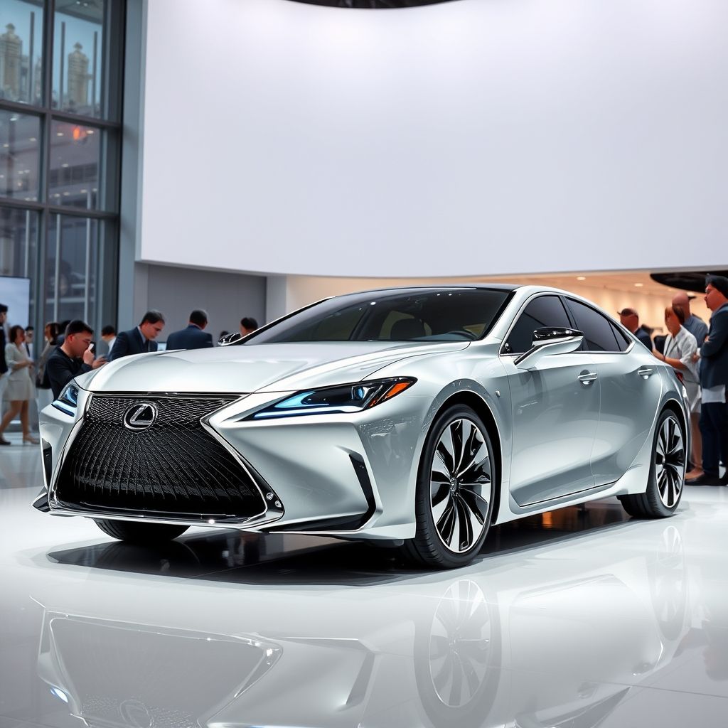 ครั้งแรกของ Lexus ES EV 2025 ในงาน Shanghai Auto Show